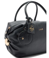 LIUJO AMELIE Bolso baúl grande con charm NEGRO - Bolsos Mujer - 4