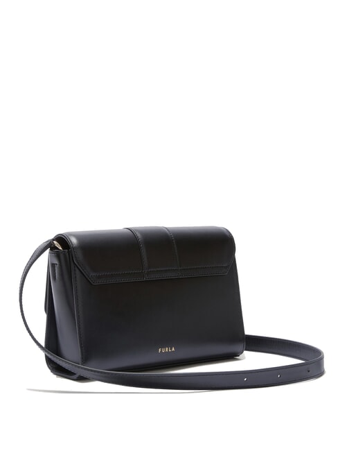 URBAN Bolso bandolera pequeño de piel negro - Bolsos Mujer