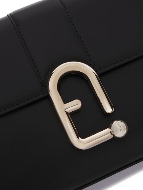 URBAN Bolso bandolera pequeño de piel negro - Bolsos Mujer