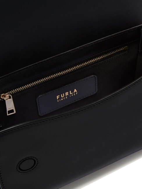 URBAN Bolso bandolera pequeño de piel negro - Bolsos Mujer