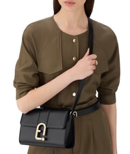 FURLA URBAN Bolso bandolera pequeño de piel negro - Bolsos Mujer - 5