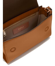 FURLA URBAN Bolso bandolera pequeño de piel brandy - Bolsos Mujer - 4