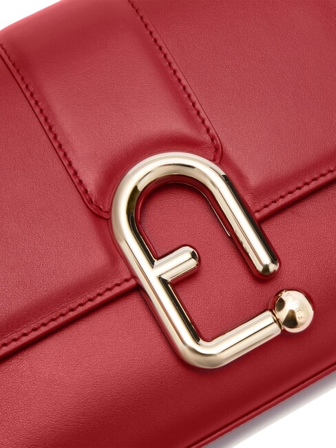 URBAN Bolso bandolera pequeño de piel laca - Bolsos Mujer