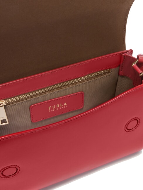 URBAN Bolso bandolera pequeño de piel laca - Bolsos Mujer