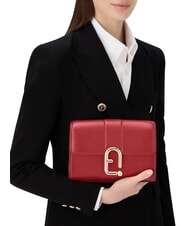 FURLA URBAN Bolso bandolera pequeño de piel laca - Bolsos Mujer - 6