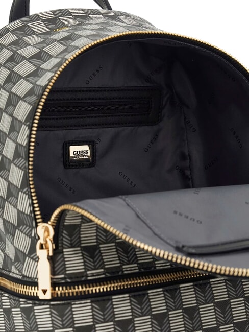 FOLLIE Mochila con estampado del logotipo de Jet Set logotipo negro - Bolsos Mujer