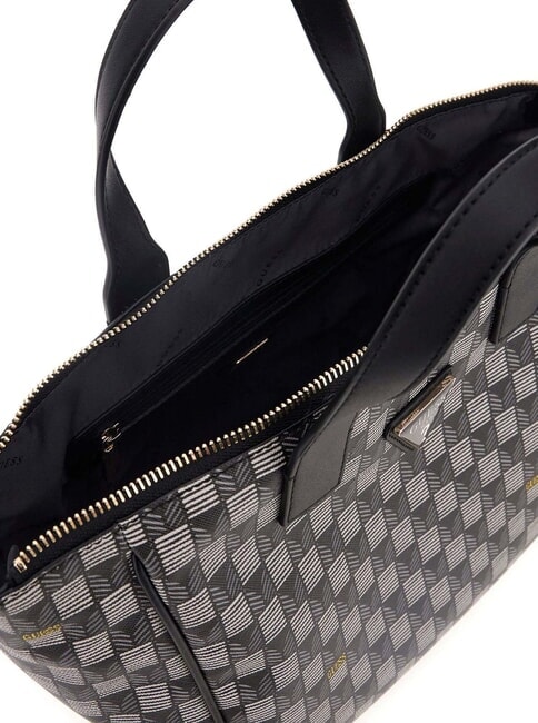 FOLLIE Bolsa de mano con estampado del logotipo de Jet Set logotipo negro - Bolsos Mujer