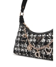 GUESS EVERLEE Bolso de tela jacquard con charm multicolor - Bolsos Mujer - 4