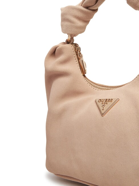 ISOTTA Bolso de piel de ante con cadena simplemente gris topo - Bolsos Mujer