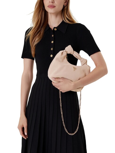 ISOTTA Bolso de piel de ante con cadena simplemente gris topo - Bolsos Mujer