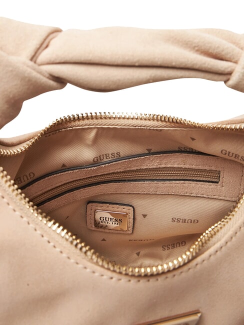 ISOTTA Bolso de piel de ante con cadena simplemente gris topo - Bolsos Mujer