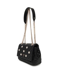 GUESS EVERLEE Bolso acolchado con aplicaciones NEGRO - Bolsos Mujer - 3