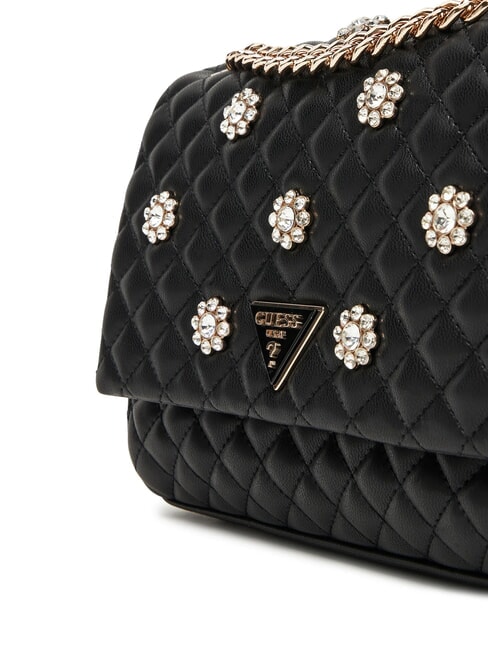 EVERLEE Bolso acolchado con aplicaciones NEGRO - Bolsos Mujer