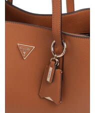 GUESS MERIDIAN 2 Bolso de compras de hombro COGNAC - Bolsos Mujer - 3