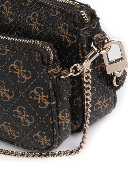 NOELLE 2 Bolso de hombro 2 en 1 con logotipo 4G marrón - Bolsos Mujer