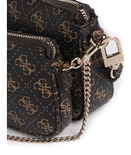 GUESS NOELLE 2 Bolso de hombro 2 en 1 con logotipo 4G marrón - Bolsos Mujer - 6