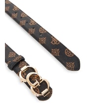 GUESS 4G LOGO PEONY Cinturón con hebilla de logotipo vikky bolso tote grande roo mochalog - Cinturones - 3