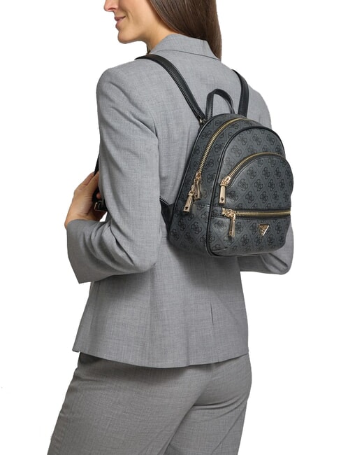 MANHATTAN 2 Mochila pequeña con logo de peonía 4G bolsa de asas Vikky Large Roo Coalog - Bolsos Mujer