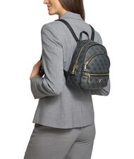 GUESS MANHATTAN 2 Mochila pequeña con logo de peonía 4G bolsa de asas Vikky Large Roo Coalog - Bolsos Mujer - 5