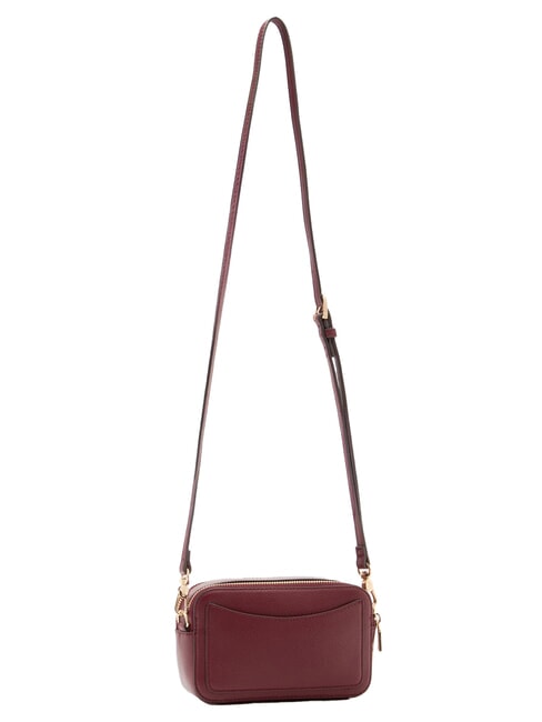 RIDHI Bolsa pequeña para cámara con dos cremalleras vino tinto - Bolsos Mujer