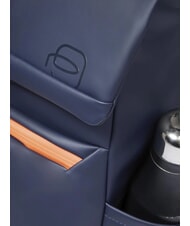 PIQUADRO CORNER SPECIALE GOMMATO Mochila para portátil con tapa enrollable azul - Mochilas para portátil - 3