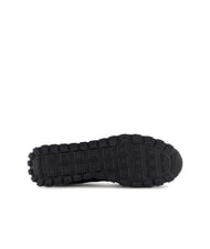 ARMANI EXCHANGE DROP MICROSUEDE Zapatillas con logotipo en contraste negro+oliva noche+calabaza - Zapatos Hombre - 6