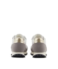 ARMANI EXCHANGE DROP MICROSUEDE Zapatillas con logo lateral lubina marrón + blanco roto - Zapatos Mujer - 5