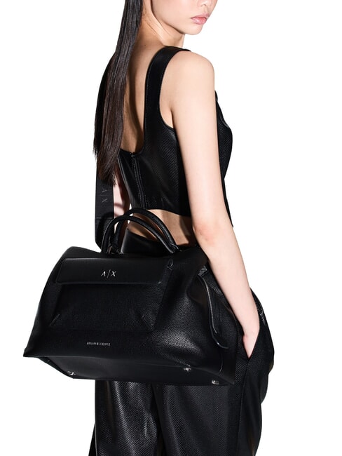 NICOLE Bolso de mano con bolsillo y bandolera negro - Bolsos Mujer