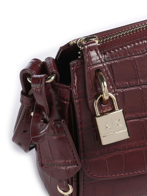 JANE CROCO Bolso de hombro con estampado de cocodrilo ranura - Bolsos Mujer