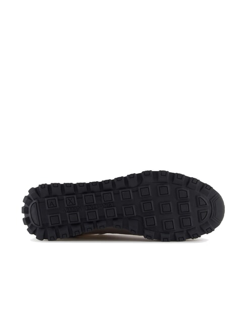 DROP MICROSUEDE Zapatillas con logo lateral lubina marr&oacute;n + blanco roto - Zapatos Mujer