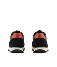 ARMANI EXCHANGE DROP MICROSUEDE Zapatillas con logotipo en contraste negro+oliva noche+calabaza - Zapatos Hombre - 5
