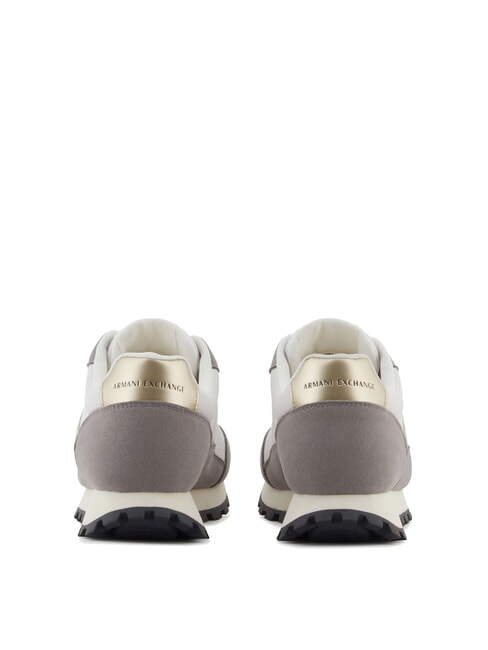 DROP MICROSUEDE Zapatillas con logo lateral lubina marr&oacute;n + blanco roto - Zapatos Mujer