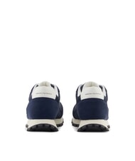ARMANI EXCHANGE DROP MICROSUEDE Zapatillas con logotipo en contraste azul marino+blanco roto - Zapatos Hombre - 5