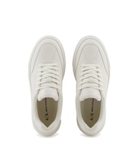 ARMANI EXCHANGE KURT MINI-TUMBLED Zapatillas con suela alta blanquecino - Zapatos Mujer - 3
