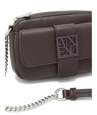 ARMANI EXCHANGE SUSIE SOFT Mini bolso de hombro chocolate caliente - Bolsos Mujer - 4