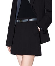 ARMANI EXCHANGE CINTURA Cintur&oacute;n de cuero reversible acero de valle/fr&iacute;o - Cinturones - 4