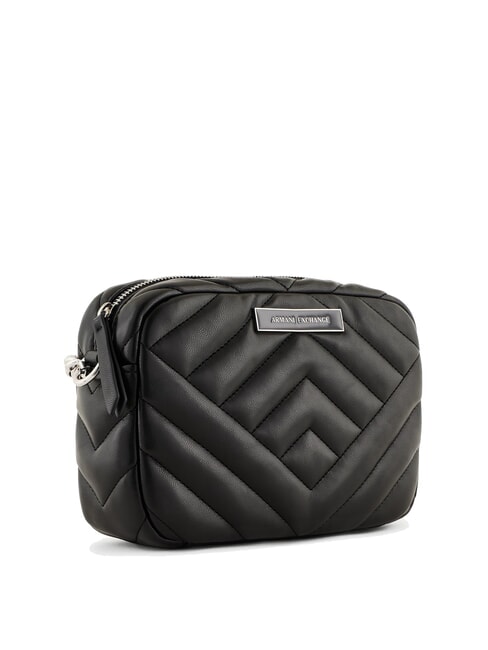 VICTORIA Bolso de dormitorio Matelassé negro - Bolsos Mujer