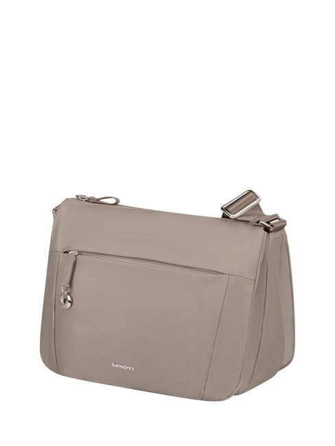 MOVE 5.0  Bolso de hombro suave gris topo cálido - Bolsos Mujer