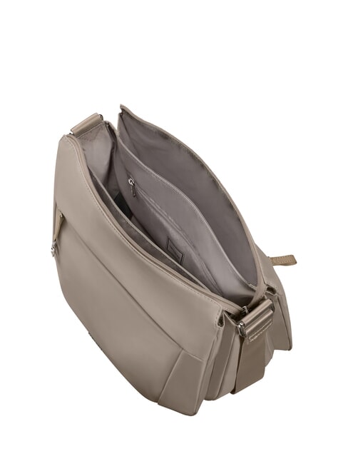 MOVE 5.0  Bolso de hombro suave gris topo cálido - Bolsos Mujer
