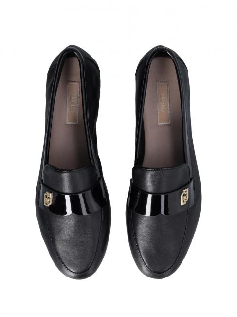 EMEL 05 mocasines de cuero negro - Zapatos Mujer