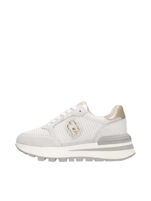 AMAZING 25 Zapatillas de ante y malla blanco roto/dorado claro - Zapatos Mujer