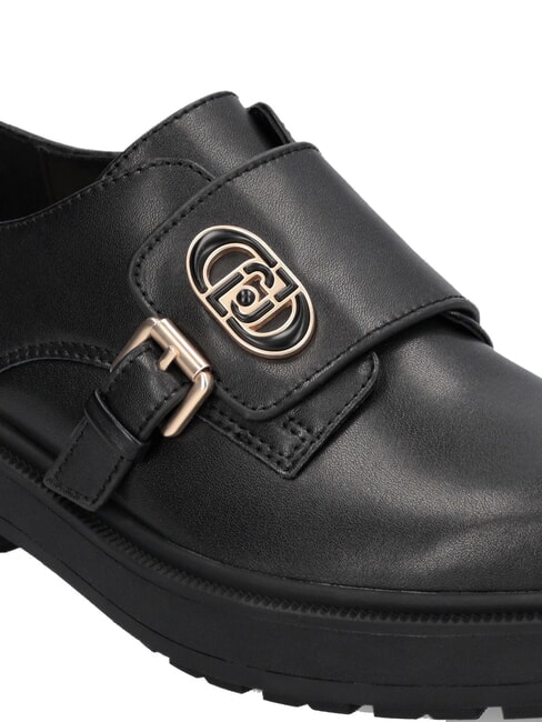 LONDON 01 Zapatos de piel con hebilla negro - Zapatos Mujer