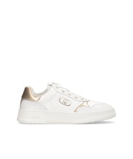 LIUJO ME 03 Zapatillas de piel con logo blanco - Zapatos Mujer - 3