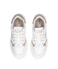 LIUJO ME 03 Zapatillas de piel con logo blanco - Zapatos Mujer - 4