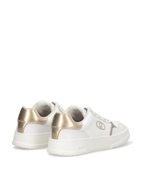 ME 03 Zapatillas de piel con logo blanco - Zapatos Mujer