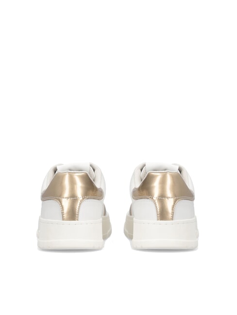 ME 03 Zapatillas de piel con logo blanco - Zapatos Mujer