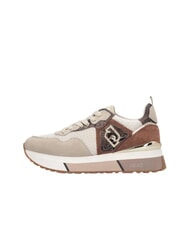 LIUJO MAXI WONDER 01 Zapatillas de plataforma con detalles de pit&oacute;n cuerda/chocolate - Zapatos Mujer - 2