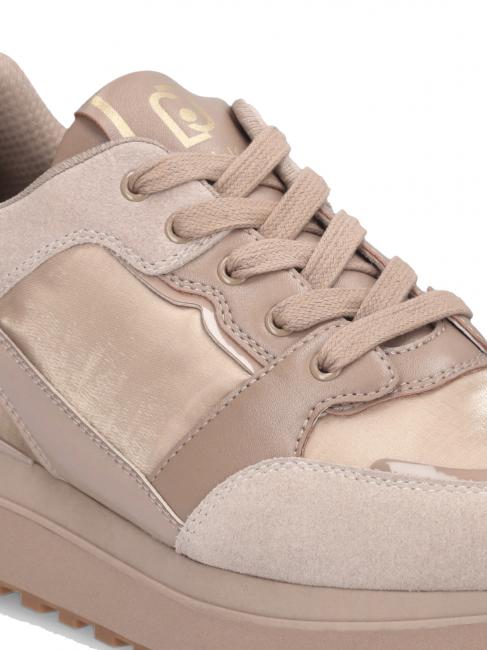 MAXI WONDER 91 Zapatillas de plataforma con inserciones de charol neutral - Zapatos Mujer