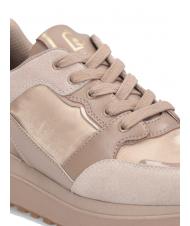 LIUJO MAXI WONDER 91 Zapatillas de plataforma con inserciones de charol neutral - Zapatos Mujer - 5