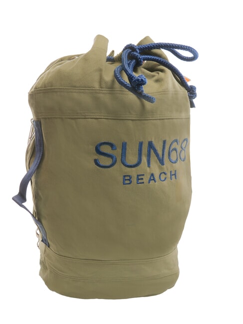 CABARDINE Bolsa de playa de algodón militar oscuro - Bolsos Mujer